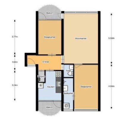 Floorplan - Geleenstraat 28, 7417 BD Deventer